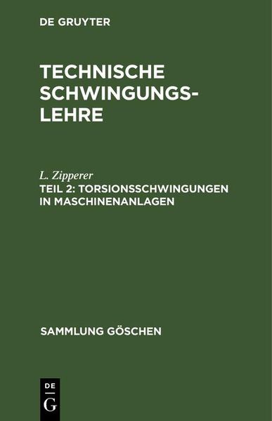 Produktbild: Torsionsschwingungen in Maschinenanlagen