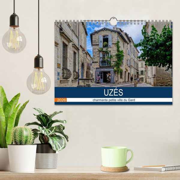 Produktbild: Uz&egrave;s - charmante petite ville du Gard (Calendrier mural 2026 DIN A4 vertical), CALVENDO calendrier mensuel