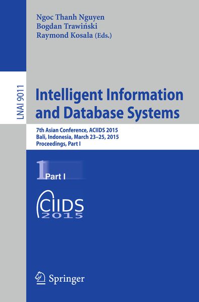 Produktbild: Intelligent Information and Database Systems