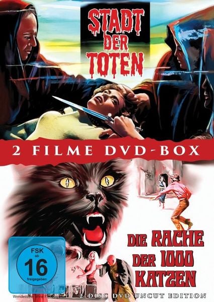 STADT DER TOTEN + DIE RACHE DER 1000 KATZEN - 2 Disc Uncut Horror DVD Box [2 DVDs]