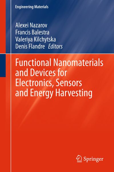 Produktbild: Functional Nanomaterials and Devices for Electronics, Sensors and Energy Harvesting
