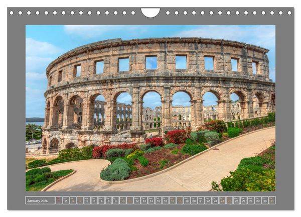 Produktbild: Croatia Dreamland on the Adriatic Sea (Wall Calendar 2026 DIN A4 landscape), CALVENDO 12 Month Wall Calendar