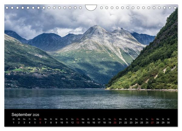 Produktbild: Norwegen - Unterwegs im Land der Berge, Trolle und Fjorde (Wandkalender 2026 DIN A4 quer), CALVENDO Monatskalender