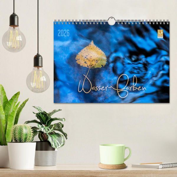 Produktbild: Wasser-Farben (Wandkalender 2026 DIN A4 quer), CALVENDO Monatskalender