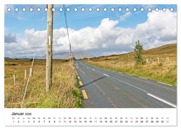 Produktbild: Irlands wilder Nordwesten, zwischen Galway und Fanad Head Lighthouse (Tischkalender 2026 DIN A5 quer), CALVENDO Monatskalender