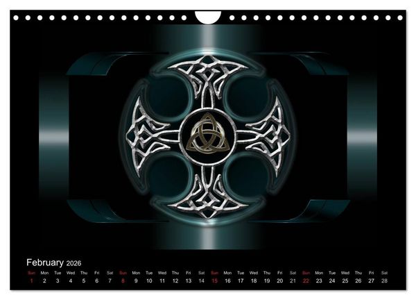 Produktbild: Celtic Symbols (Wall Calendar 2026 DIN A4 landscape), CALVENDO 12 Month Wall Calendar