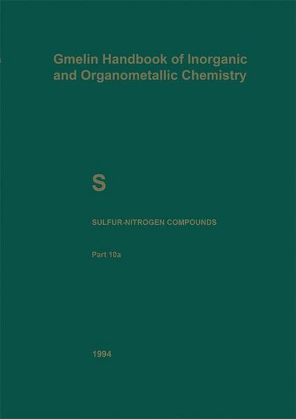 Produktbild: S Sulfur-Nitrogen Compounds