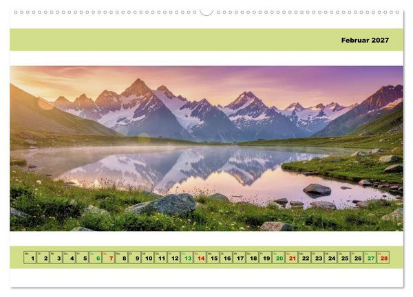 Produktbild: Naturaufnahmen - Panorama (Wandkalender 2027 DIN A2 quer), CALVENDO Monatskalender