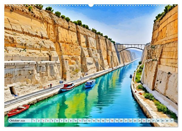 Produktbild: Kalimera Griechenland (hochwertiger Premium Wandkalender 2026 DIN A2 quer), Kunstdruck in Hochglanz