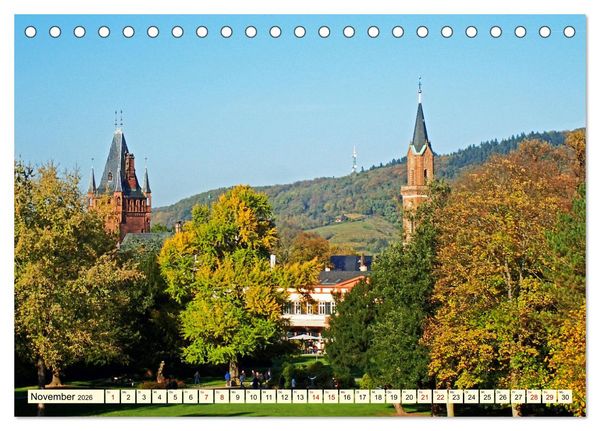 Produktbild: Weinheim im Laufe der Jahreszeiten (Tischkalender 2026 DIN A5 quer), CALVENDO Monatskalender