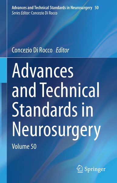 Produktbild: Advances and Technical Standards in Neurosurgery