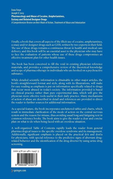 Produktbild: Pharmacology and Abuse of Cocaine, Amphetamines, Ecstasy and Related Designer Drugs
