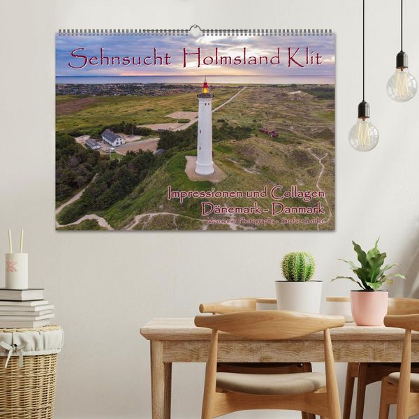 Produktbild: Sehnsucht Holmsland Klit &ndash; Impressionen und Collagen (Wandkalender 2026 DIN A2 quer), CALVENDO Monatskalender