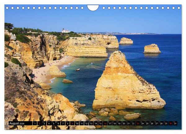 Produktbild: Algarve (Wandkalender 2026 DIN A4 quer), CALVENDO Monatskalender