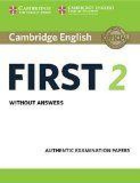 Produktbild: Cambridge English First 2 Student's Book Without Answers