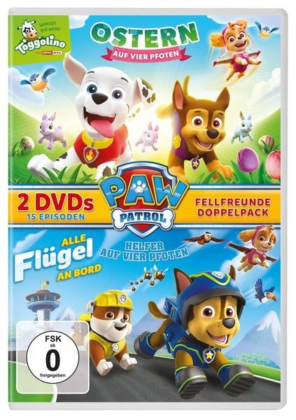 Paw Patrol: Ostern auf vier Pfoten & Paw Patrol: Alle Flügel an Bord, DVD