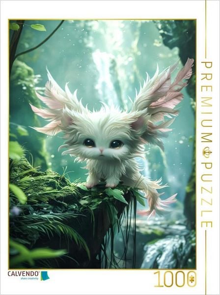 Produktbild: CALVENDO Puzzle Jeder Lichtstrahl enth&uuml;llt ein neues Kapitel des Elfenzaubers | 1000 Teile Lege-Gr&ouml;&szlig;e 64x48cm Foto-Puzzle f&uuml;r gl&uuml;ckliche Stunden