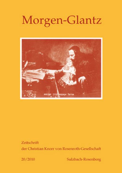 Morgen-Glantz 20/2010, Taschenbuch von , Peter Lang Group AG, International Academic Publishers, 9783034304979