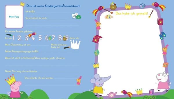 Produktbild: Peppa Kindergartenfreundebuch