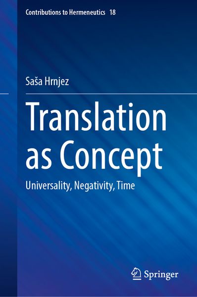 Produktbild: Translation as Concept