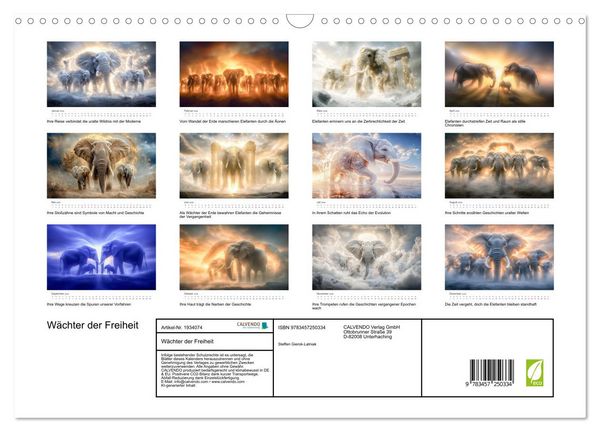 Produktbild: W&auml;chter der Freiheit (Wandkalender 2026 DIN A3 quer), CALVENDO Monatskalender