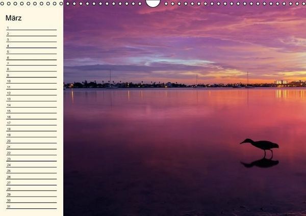Produktbild: Immerw&auml;hrender Geburtstagskalender &ndash; Beautiful Sunsets (Wandkalender immerw&auml;hrend DIN A3 quer)