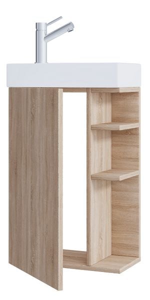 Produktbild: 2-tlg G&auml;ste WC Waschplatz Bad Waschtisch Lumia