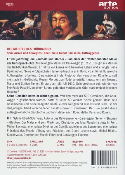 Produktbild: Caravaggio - Das Spiel mit Licht und Schatten