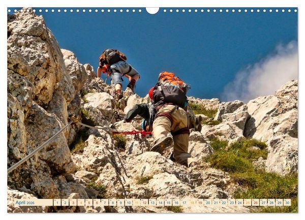 Produktbild: Bergsteigen und Klettern (Wandkalender 2026 DIN A3 quer), CALVENDO Monatskalender