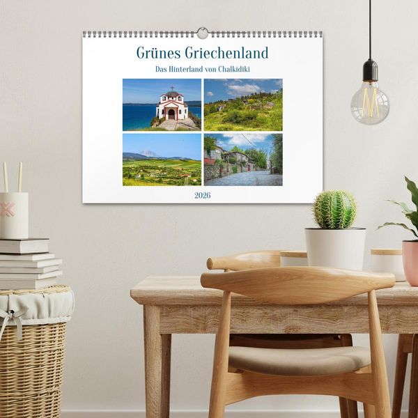 Produktbild: Gr&uuml;nes Griechenland (Wandkalender 2026 DIN A3 quer), CALVENDO Monatskalender