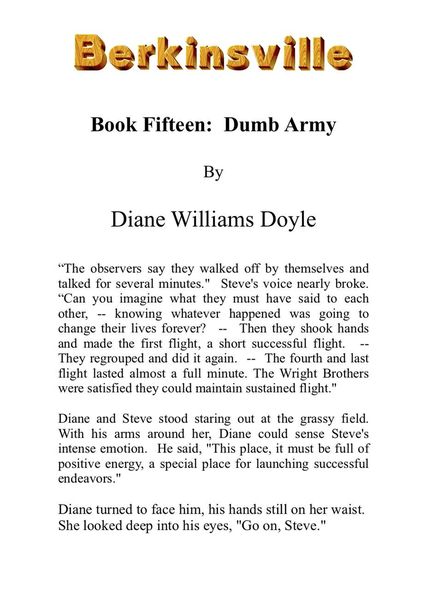 Produktbild: Book Fifteen: Dumb Army! (Berkinsville, #15)
