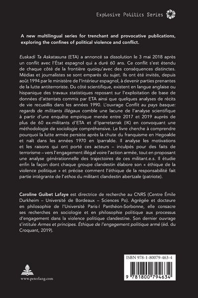 Produktbild: Conflit au Pays basque