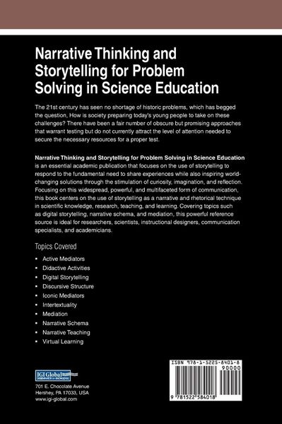 Produktbild: Narrative Thinking and Storytelling for Problem Solving in Science Education