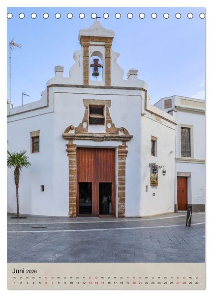 Produktbild: Rota &ndash; Andalusiens Schatz am Atlantik (Tischkalender 2026 DIN A5 hoch), CALVENDO Monatskalender