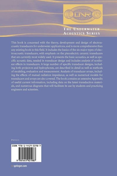 Produktbild: Transducers and Arrays for Underwater Sound