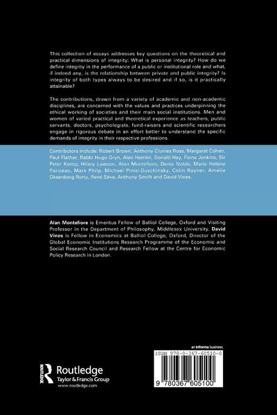 Produktbild: Integrity in the Public and Private Domains