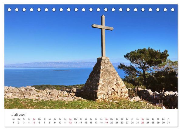 Produktbild: Kroatiens Inselzauber, Losinj (Tischkalender 2026 DIN A5 quer), CALVENDO Monatskalender