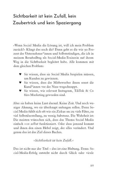 Produktbild: Sichtbarkeit ist kein Zufall