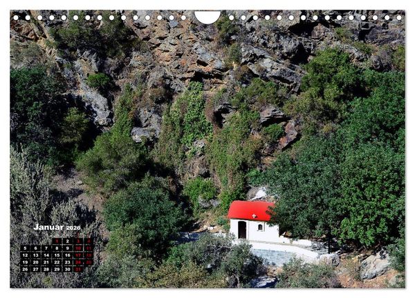 Produktbild: Kapellen und Kirchen auf Kreta (Wandkalender 2026 DIN A4 quer), CALVENDO Monatskalender