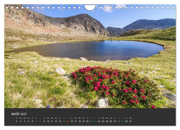 Produktbild: Lacs de montagne. Miroir des cimes (Calendrier mural 2027 DIN A4 vertical), CALVENDO calendrier mensuel