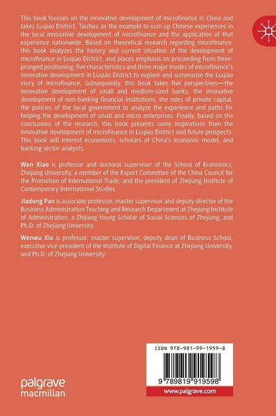 Produktbild: Microfinance and China's Regional Development