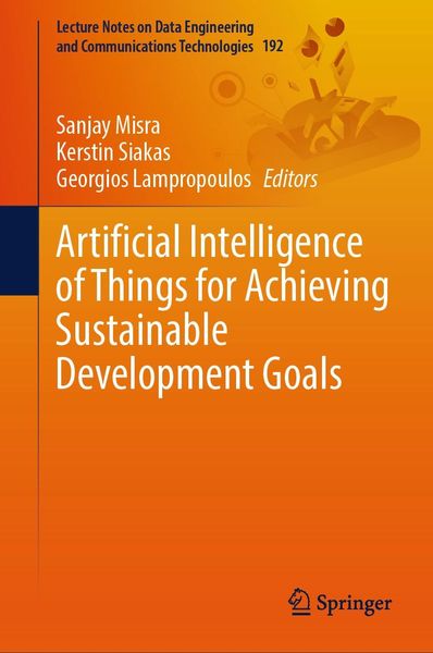 Produktbild: Artificial Intelligence of Things for Achieving Sustainable Development Goals