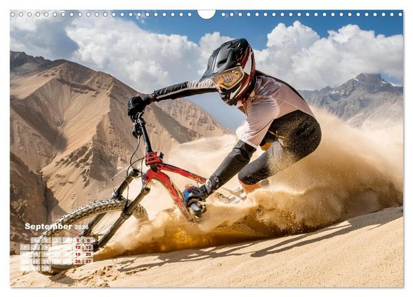 Produktbild: Abfahrtsrausch Downhill Aktion (Wandkalender 2026 DIN A3 quer), CALVENDO Monatskalender