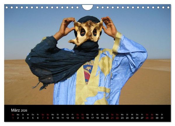 Produktbild: Sahara W&uuml;stentrekking (Wandkalender 2026 DIN A4 quer), CALVENDO Monatskalender