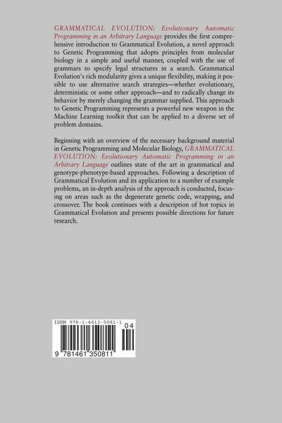 Produktbild: Grammatical Evolution