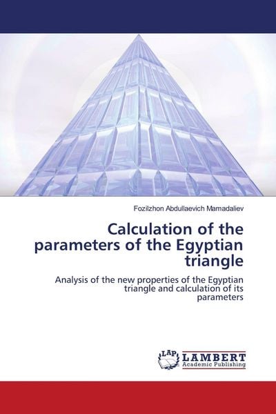 Produktbild: Calculation of the parameters of the Egyptian triangle