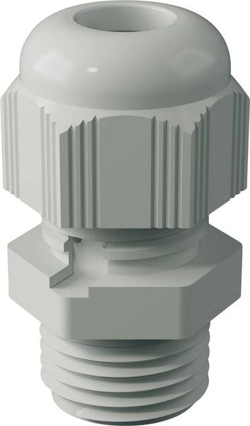 Produktbild: Bopla 12004100 Druckausgleichsverschraubung inkl. Druckausgleichsmembran M12 Polyamid 6 Lichtgrau (RAL 7035) 1 St.