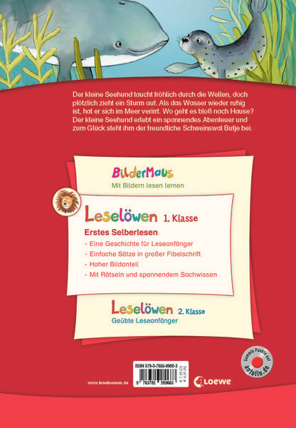 Produktbild: Lesel&ouml;wen 1. Klasse - Der kleine Seehund findet einen Freund