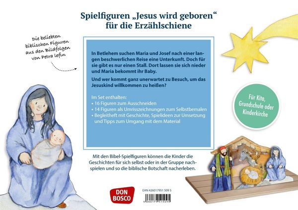 Produktbild: Jesus wird geboren. Erz&auml;hlschienen-Figurenset