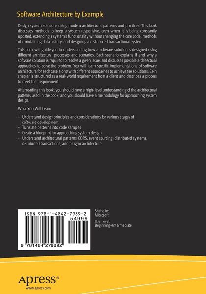 Produktbild: Software Architecture by Example